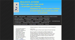 Desktop Screenshot of dialogueautisme.com